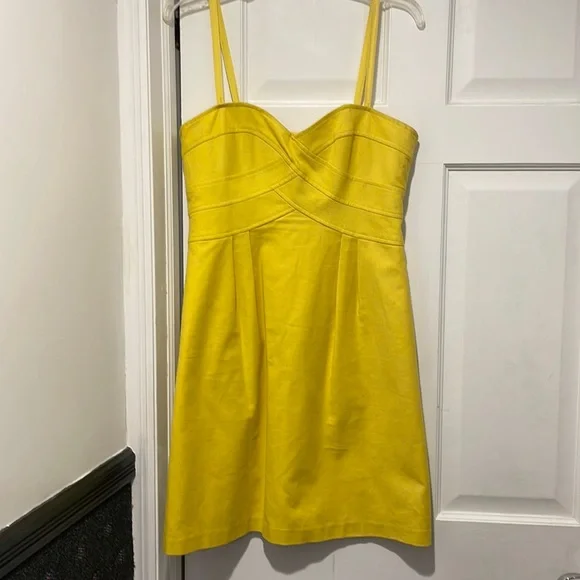 Nanette lepore yellow dress clearance
